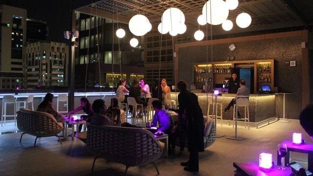 Up & Below, Marriott hotel