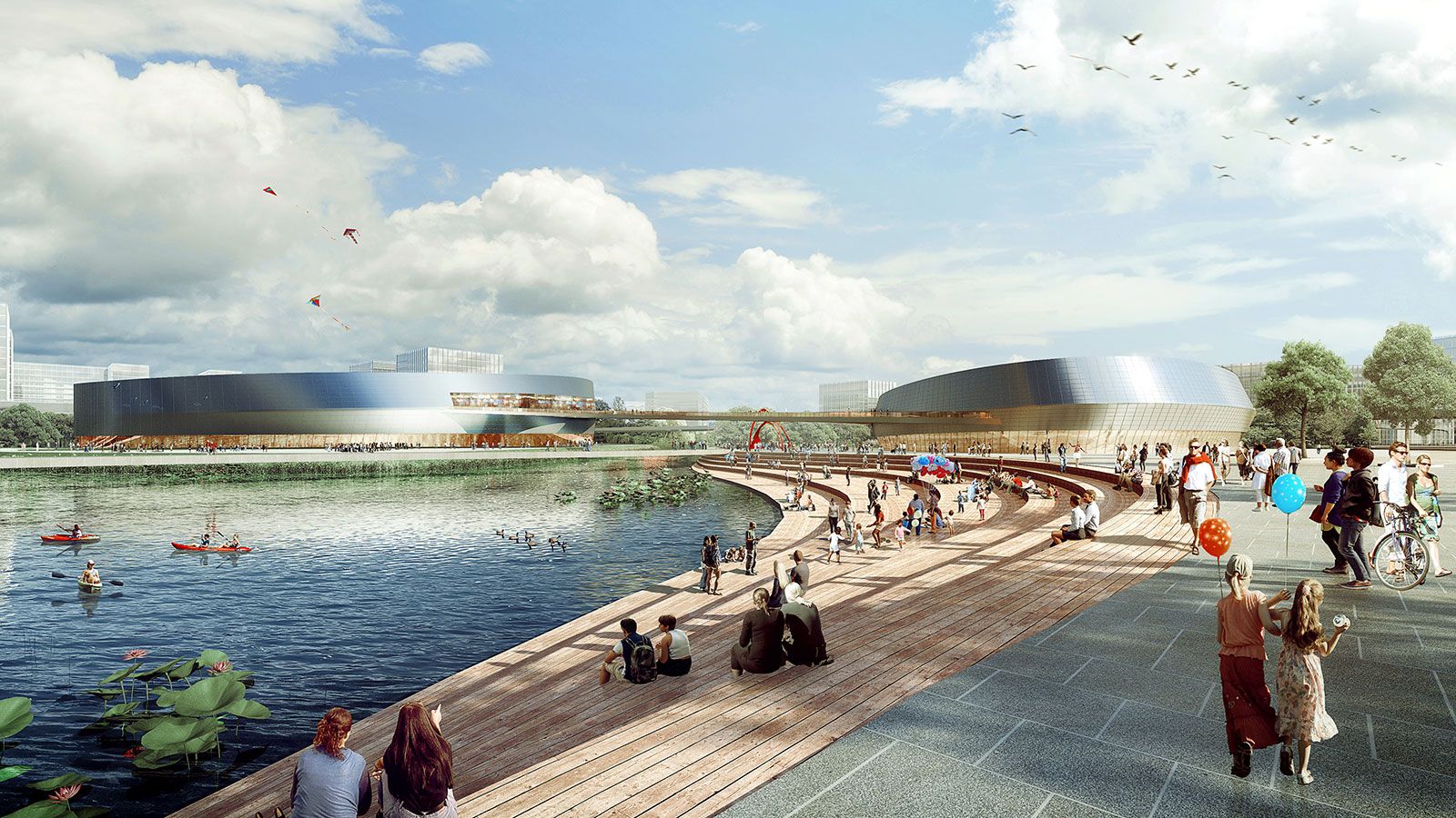 盐城“范公堤”高铁组团城市设计