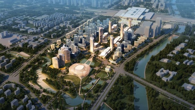 郑州市郑东新区综合交通枢纽核心区城市设计