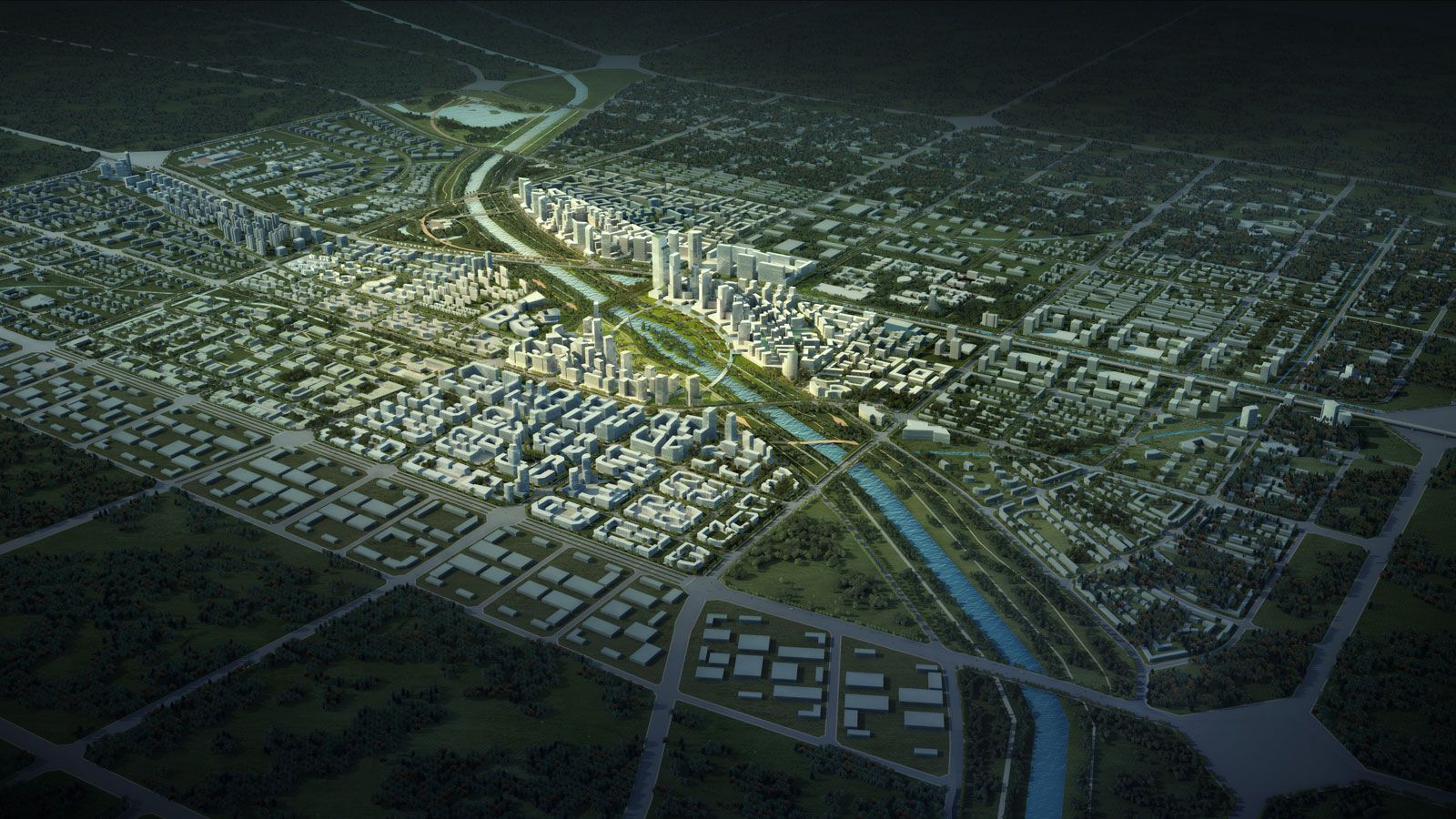 郑州新区白沙组团城市设计