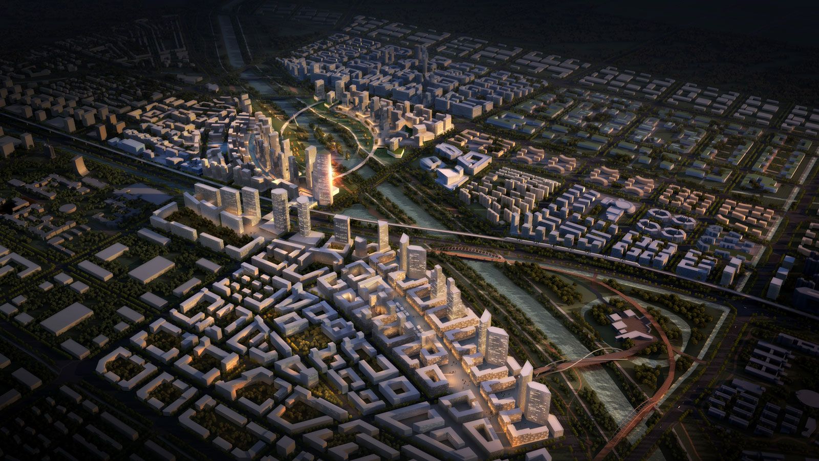 郑州新区白沙组团城市设计