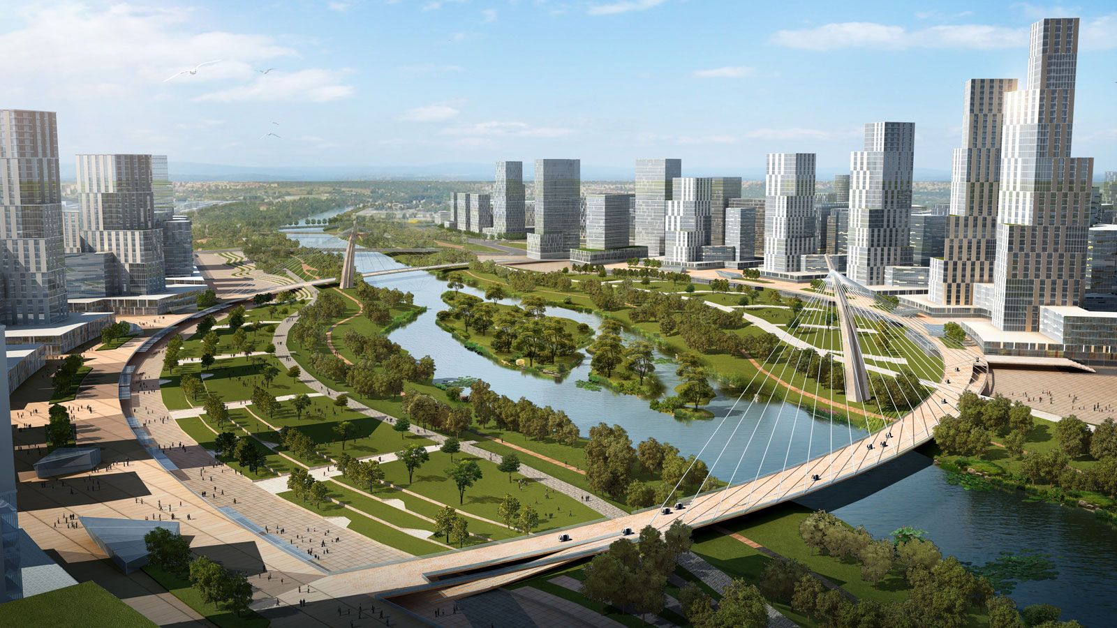 郑州新区白沙组团城市设计