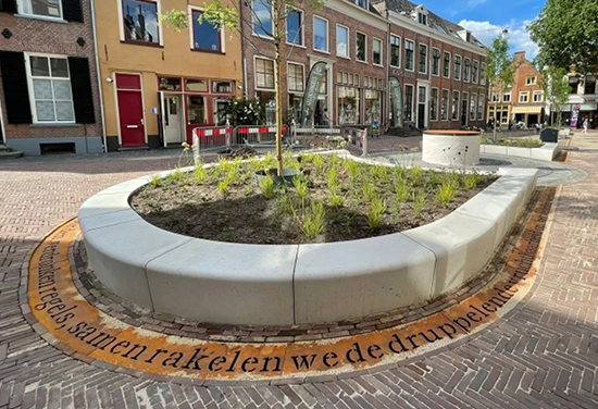 Het nieuwe stadsplein de Schupstoel in Zutphen officieel geopend