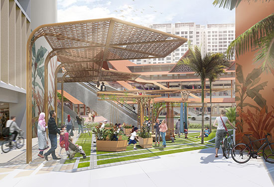 BDP wins competition to rejuvenate Singapore’s Geylang Serai Cultural Belt