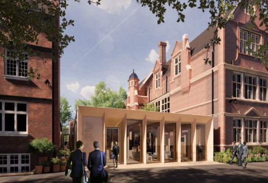Plans approved for new reception at prestigious London school