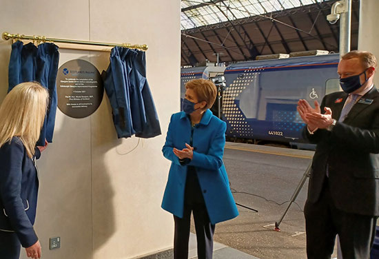 Scotland’s First Minister marks completion of £120m Glasgow Queen Street rebuild