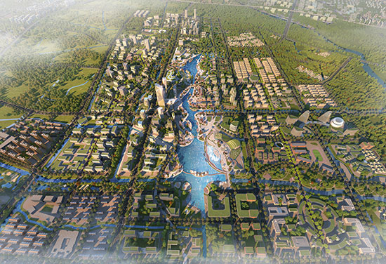 上海南虹桥前湾地区城市设计—虹桥生态共享城