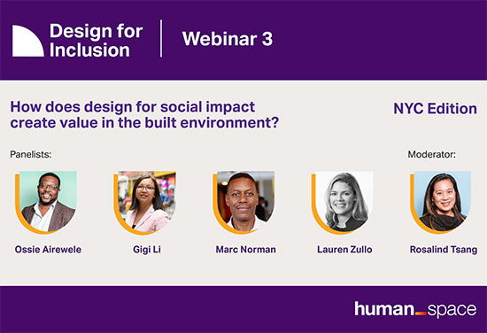 How can design for social impact create value in the built environment?